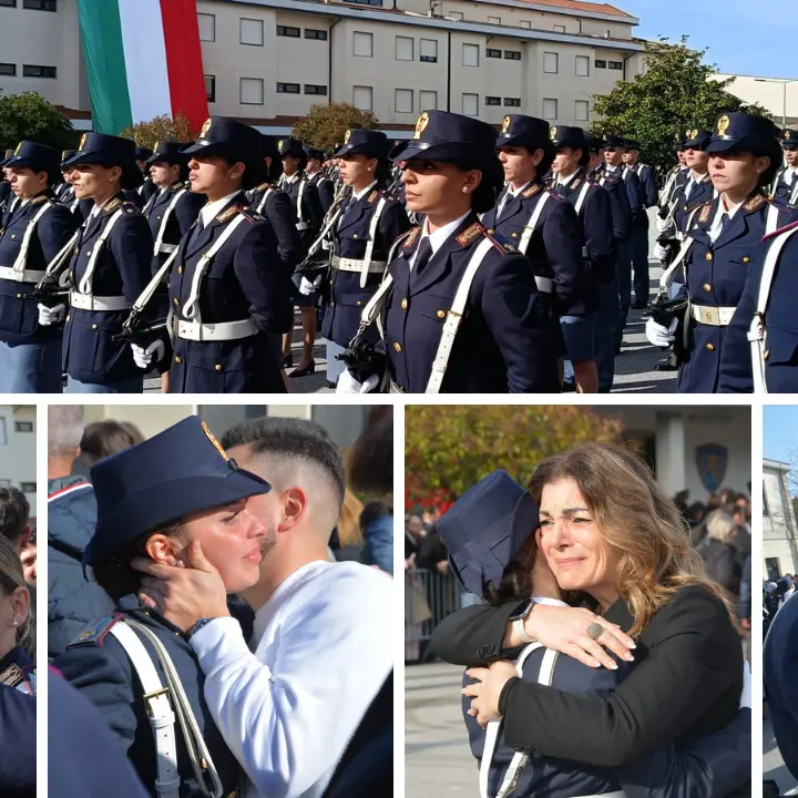 «Lo giuro!»:\u00A0233 nuovi agenti lasciano la scuola di Polizia di Vibo in una giornata di forti emozioni\n