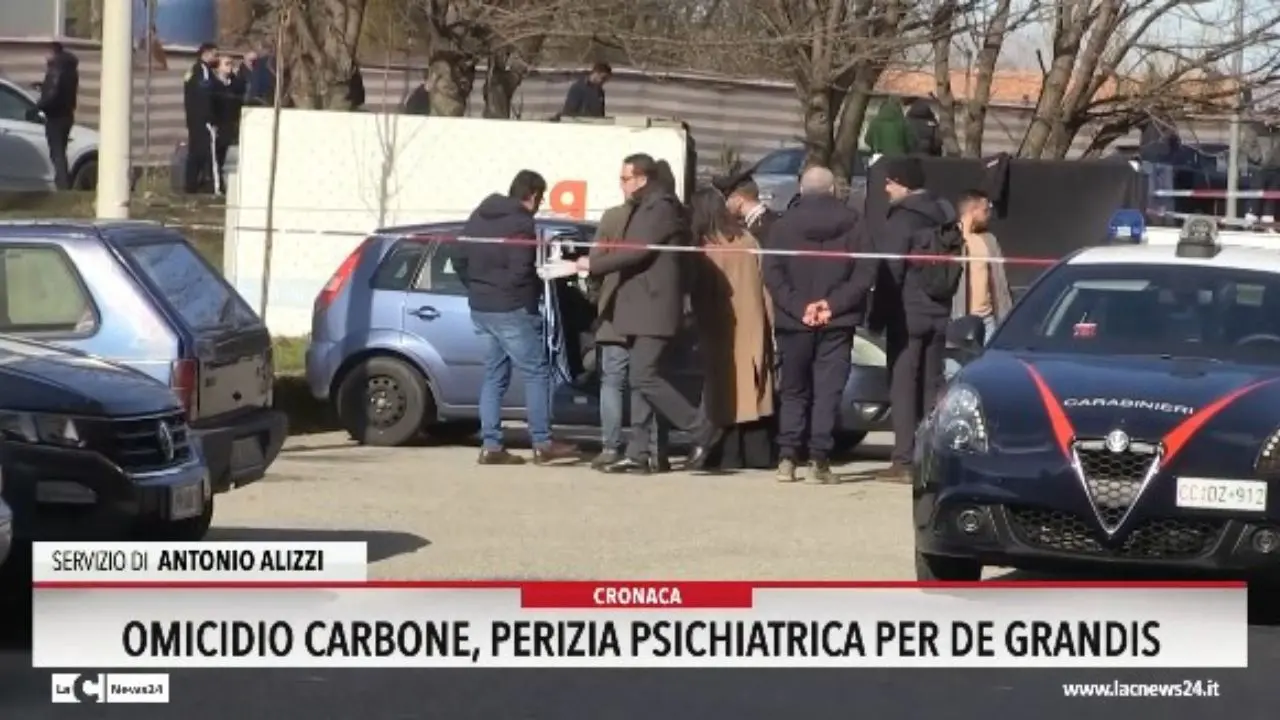 Omicidio Carbone, perizia psichiatrica per De Grandis