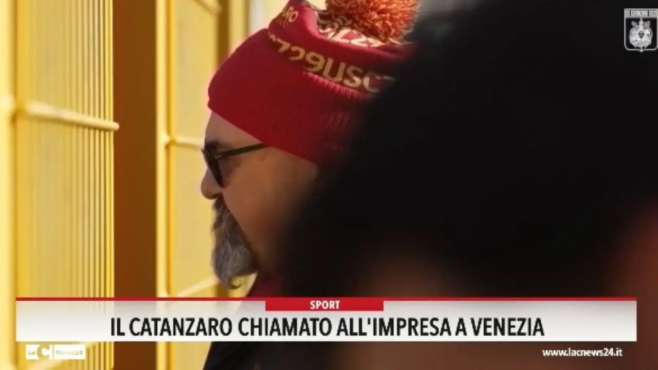 Il Catanzaro chiamato all'impresa a Venezia