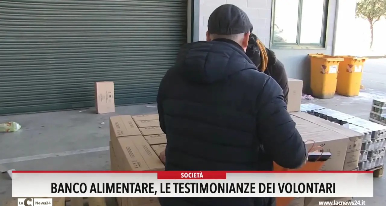 Banco alimentare, le testimonianze dei volontari