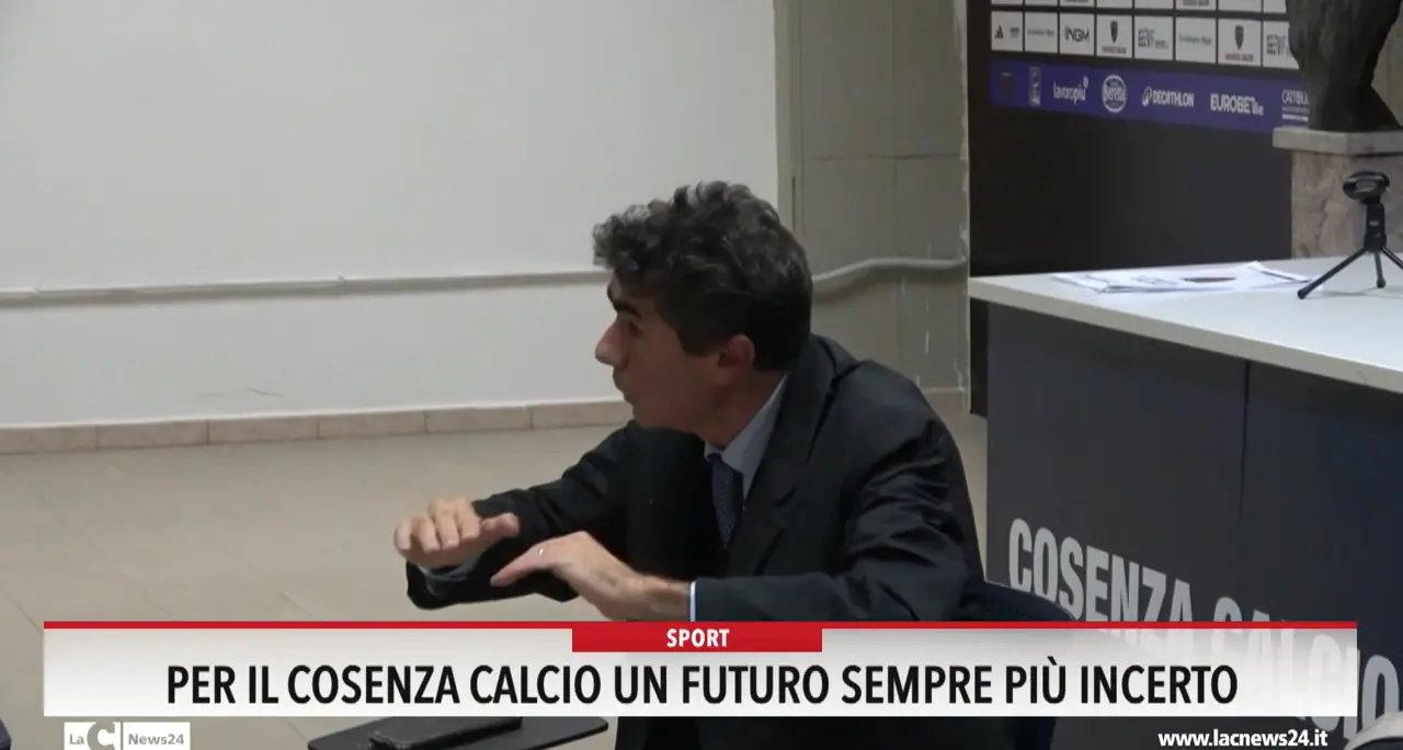 Per il Cosenza Calcio un futuro sempre più incerto