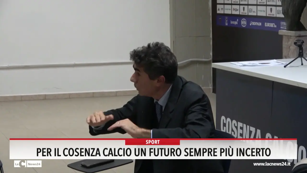 Per il Cosenza Calcio un futuro sempre più incerto