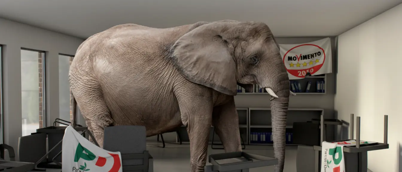 Il centrosinistra si riunisce ma non vede l’elefante nella stanza: neppure una parola sulla crisi al Comune di Vibo\n