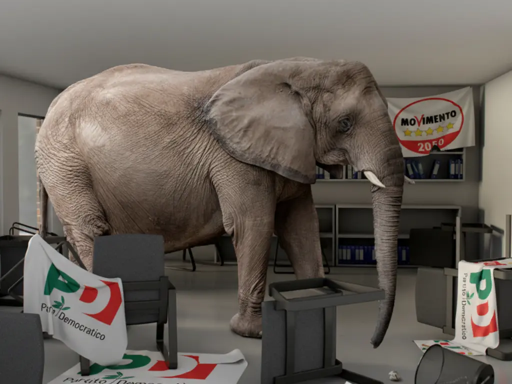 Il centrosinistra si riunisce ma non vede l’elefante nella stanza: neppure una parola sulla crisi al Comune di Vibo