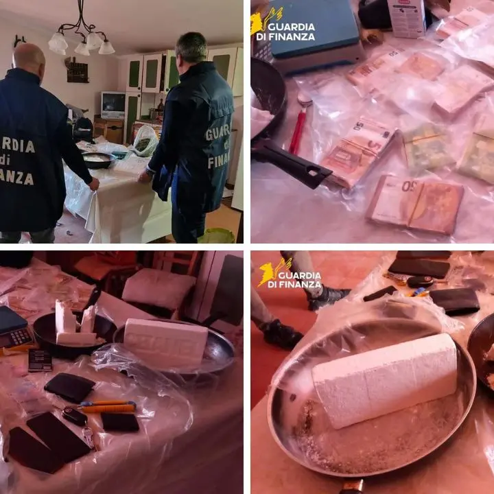 Cocaina a fiumi a Cetraro: blitz della Finanza, cinque arresti\n