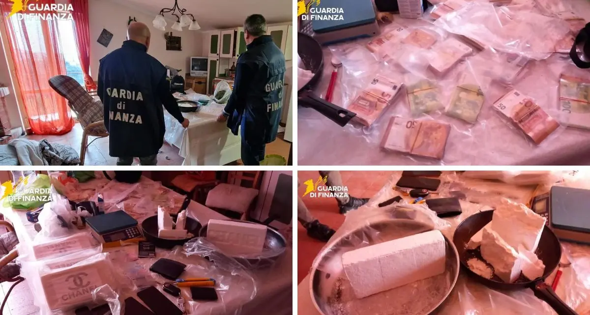 Cocaina a fiumi a Cetraro: blitz della Finanza, cinque arresti\n