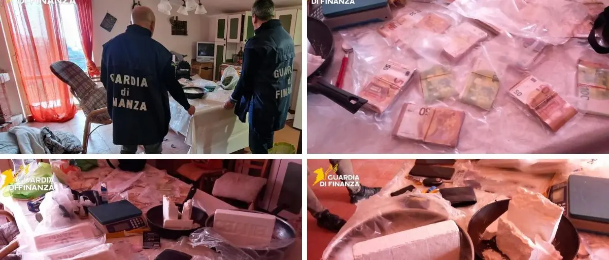 Cocaina a fiumi a Cetraro: blitz della Finanza, cinque arresti\n
