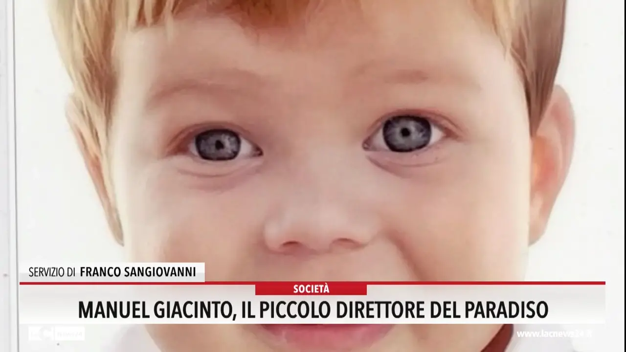 Manuel Giacinto, il piccolo \"direttore del paradiso\"