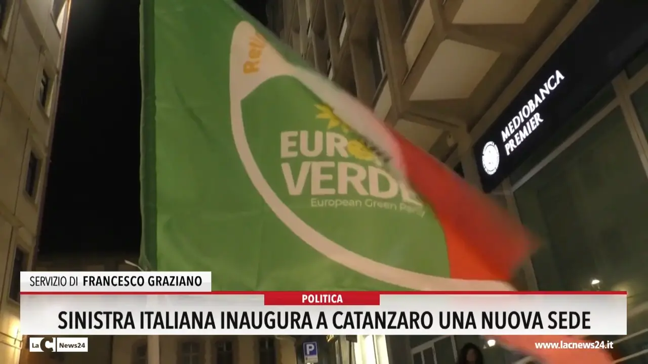 Sinistra italiana inaugura a Catanzaro una nuova sede