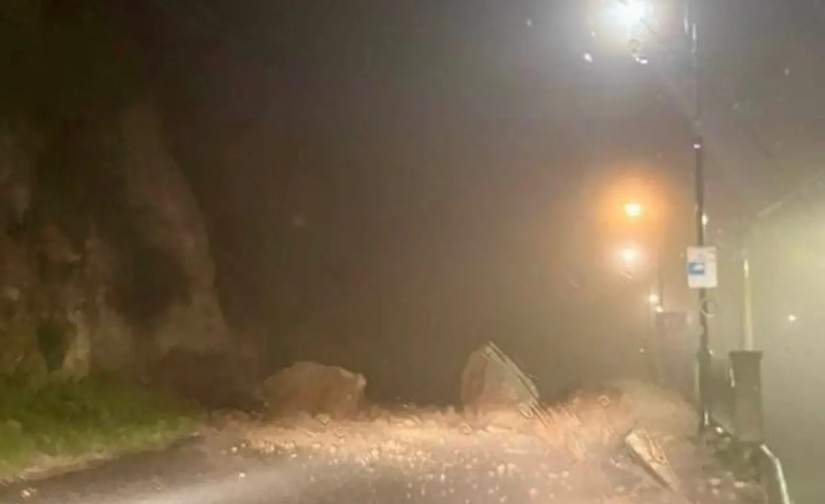 Riace, frana sulla provinciale: strada interrotta\n