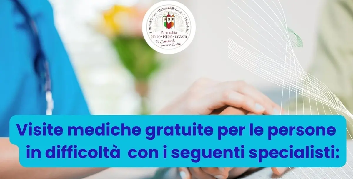 Visite specialistiche gratuite,\u00A0a Cannavò\u00A0riprende il servizio\u00A0\n