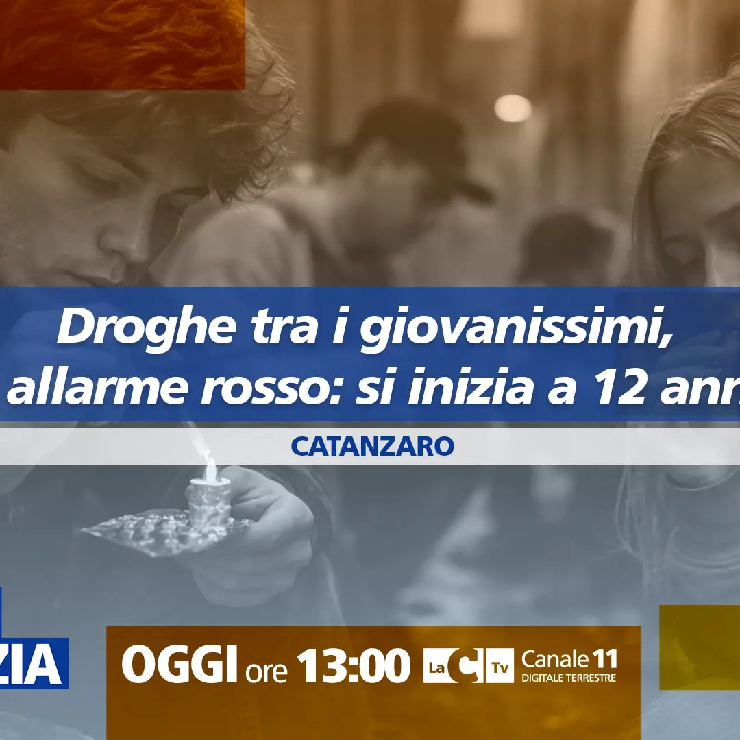 Droghe tra i giovanissimi, in Calabria è allarme rosso: approfondimento a Dentro la notizia\n