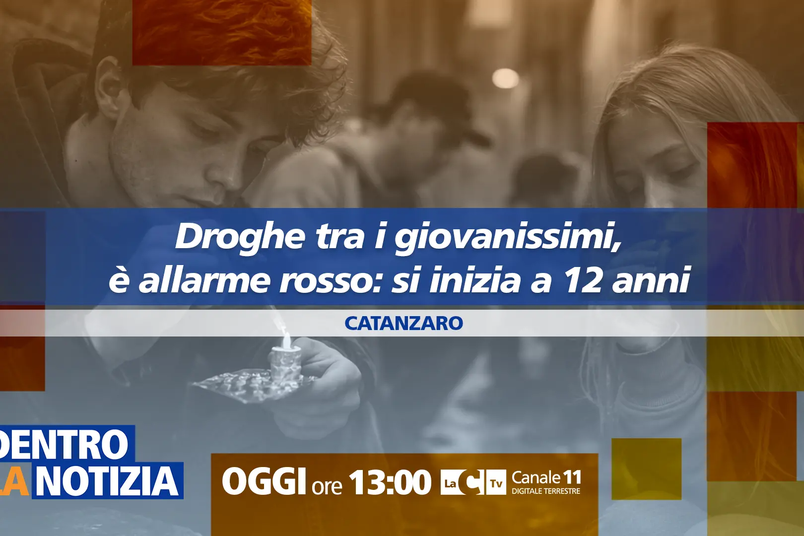 Droghe tra i giovanissimi, in Calabria è allarme rosso: approfondimento a Dentro la notizia\n