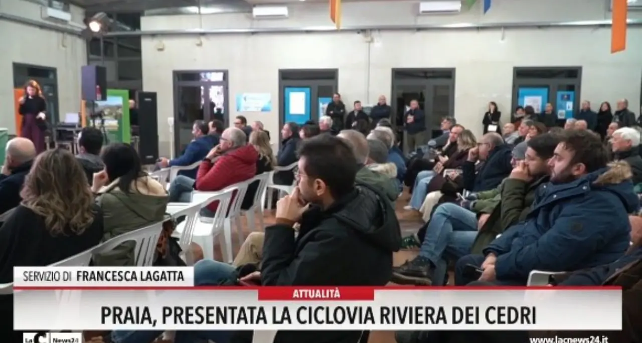 Praia, presentata la ciclovia Riviera dei Cedri