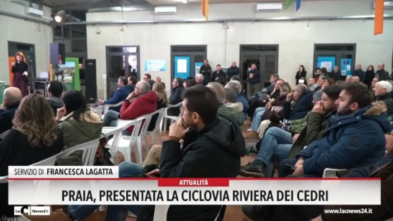 Praia, presentata la ciclovia Riviera dei Cedri