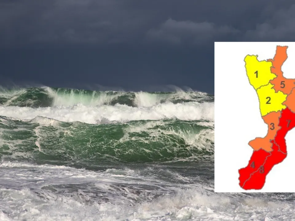 Il ciclone Harry si rafforza: domani allerta arancione nel Vibonese, rossa lungo il confine con le province di Catanzaro e Reggio