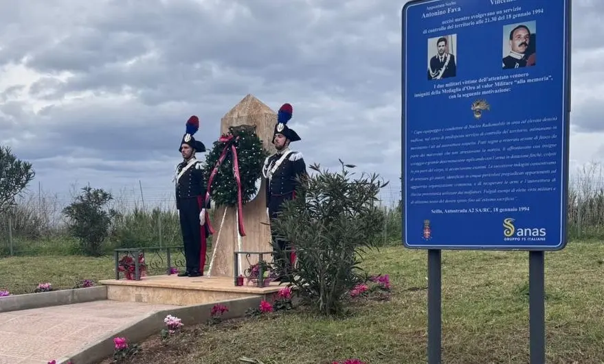 Palmi e Scilla ricordano i carabinieri Fava e Garofalo\n