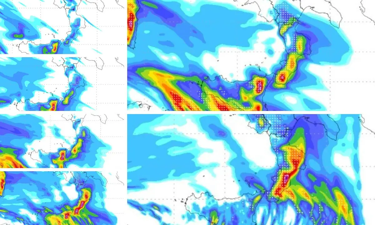 Sila e Pollino nel mirino del ciclone Harry: nevicate abbondanti e condizioni estreme\n