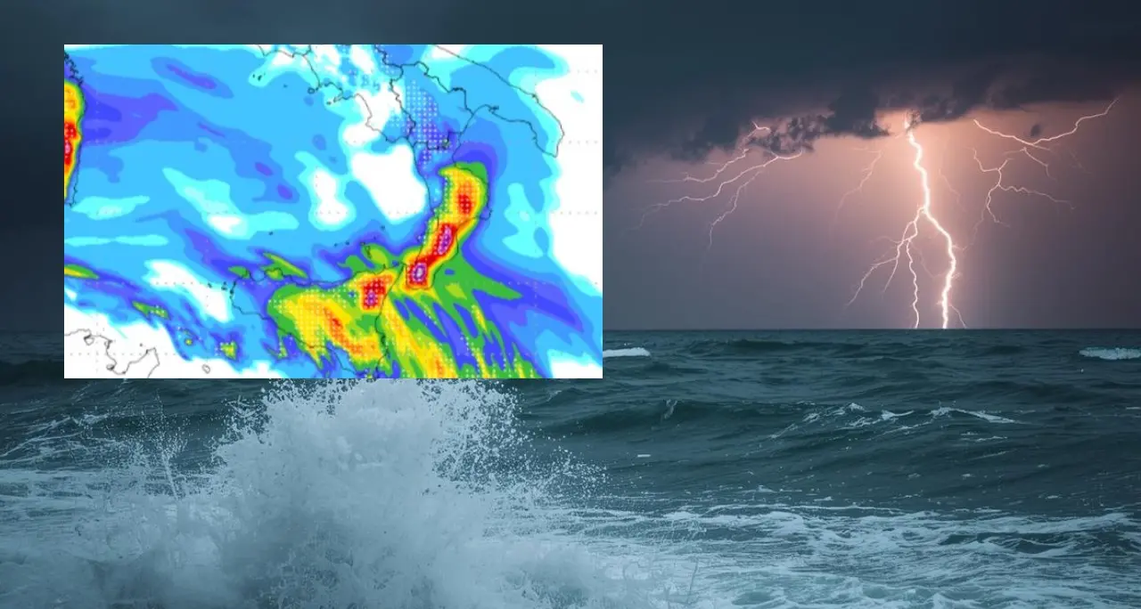 Il ciclone Harry verso la Calabria: aggiornamenti ora per ora fino al culmine della burrasca peggiore degli ultimi 20 anni\n