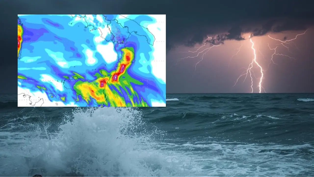 Il ciclone Harry verso la Calabria: aggiornamenti ora per ora fino al culmine della burrasca peggiore degli ultimi 20 anni\n