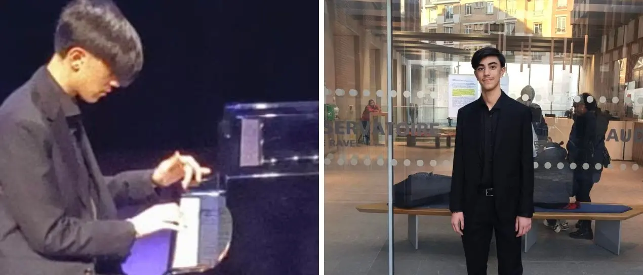 A soli 14 anni conquista Parigi: successo per il concerto del talento calabrese Francesco Policaro\n