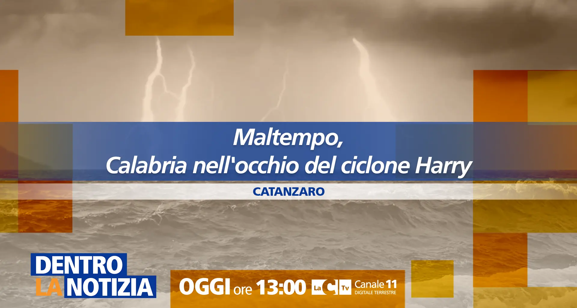 La Calabria alla prova dell’emergenza maltempo: a Dentro la Notizia focus sull’uragano Harry e non solo\n
