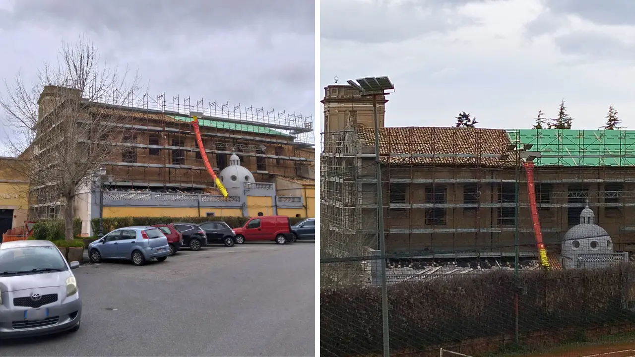 Chiesa del Rosario a Vibo, l’allarme di Italia Nostra: «I\u00A0coppi storici del tetto vanno salvati»\n