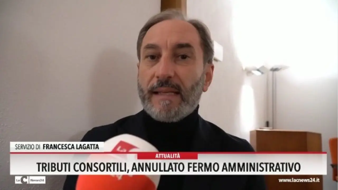 Tributi consortili, annullato fermo amministrativo