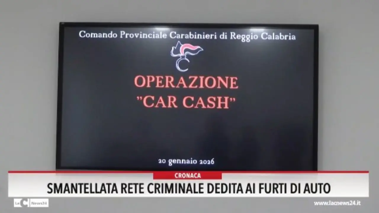Smantellata rete criminale dedita ai furti di auto