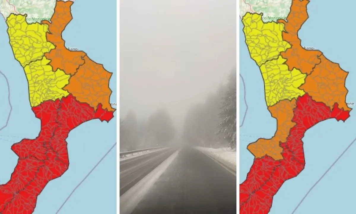 Ciclone Harry sulla Calabria. Nevica sulla\u00A0“Silana-Crotonese”. Scuole chiuse anche domani\u00A0| LIVE BLOG