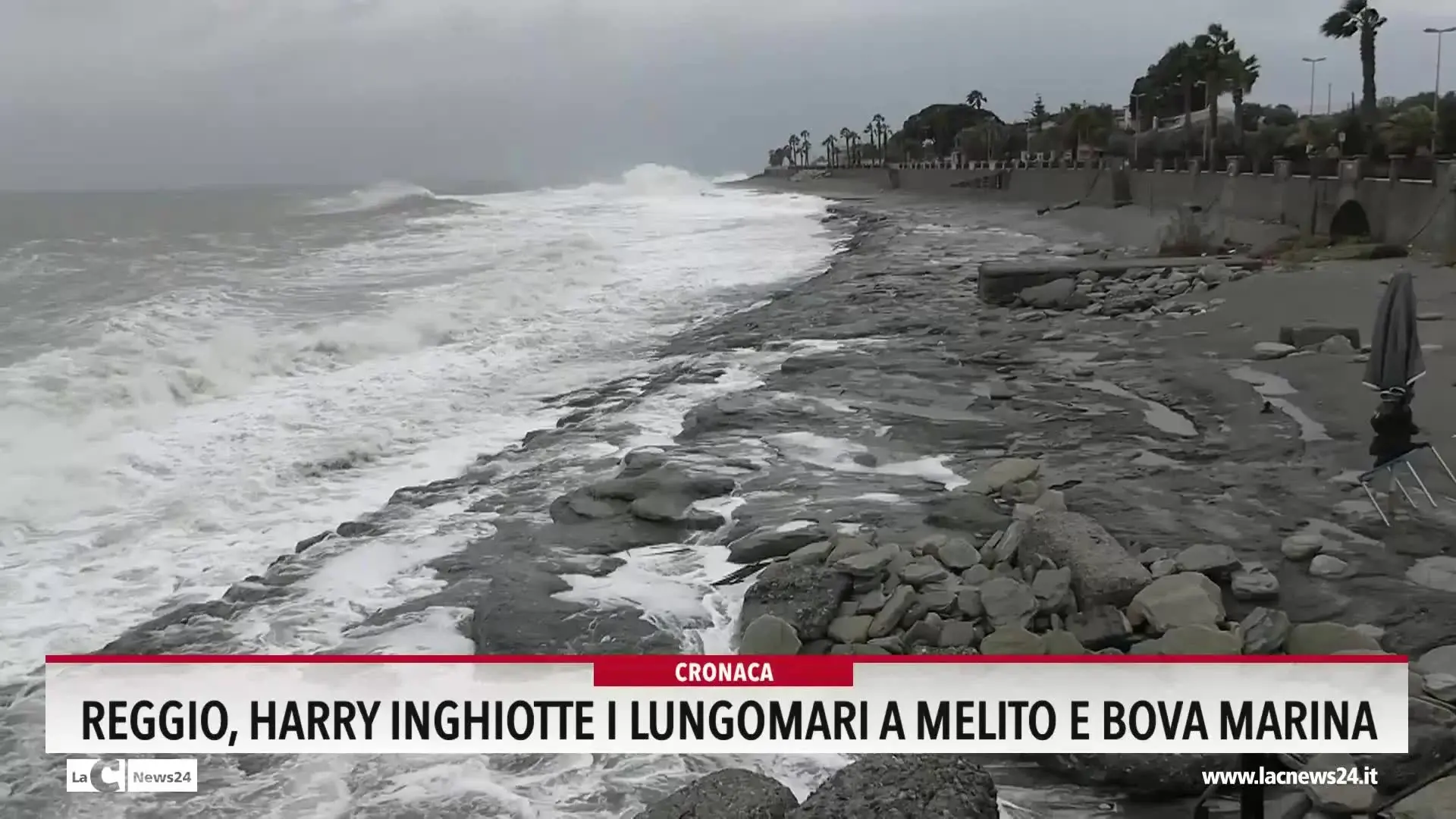 Reggio, Harry inghiotte i lungomari a Melito e Bova Marina