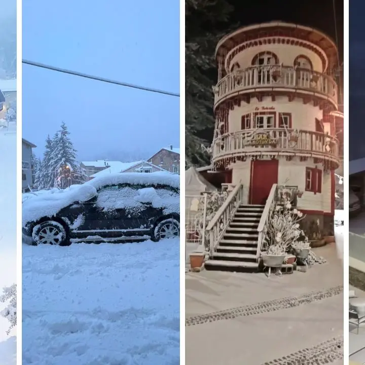 La Sila si risveglia imbiancata, lo spettacolo della neve incanta ancora la Calabria: foto e video\n