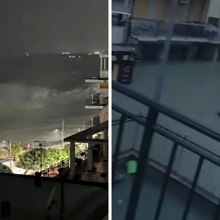 La furia del ciclone Harry si abbatte su Catanzaro, mare in tempesta e onde altissime: sott’acqua il quartiere Lido\u00A0–\u00A0VIDEO\n\n\n