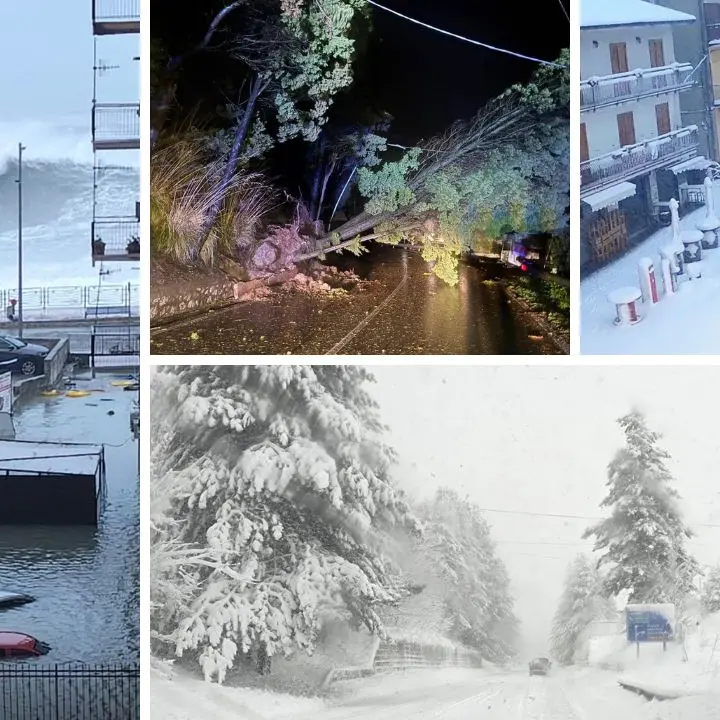 Il ciclone Harry sulla Calabria: Catanzaro allagata, neve in Sila, disagi in tutta la regione –\u00A0Gli aggiornamenti LIVE\n