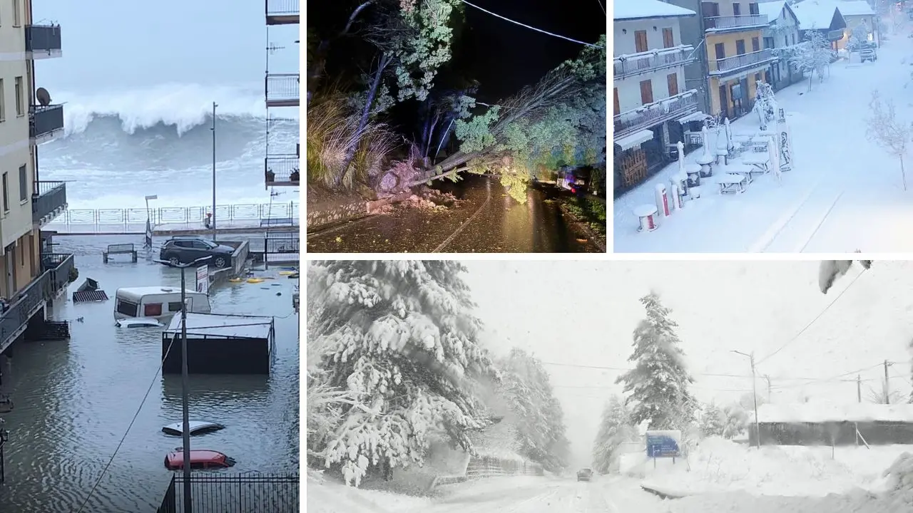 Il ciclone Harry sulla Calabria: Catanzaro allagata, neve in Sila, disagi in tutta la regione –\u00A0Gli aggiornamenti LIVE\n