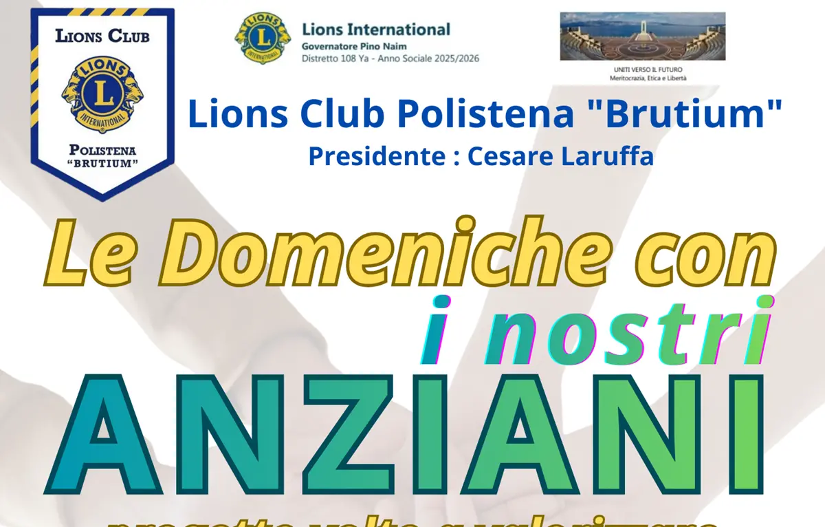 Lions Club Polistena Brutium presenta\n\n“Le Domeniche con gli Anziani”\n\n\n