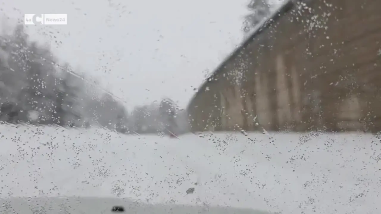 Il ciclone Harry sferza la Sila grande