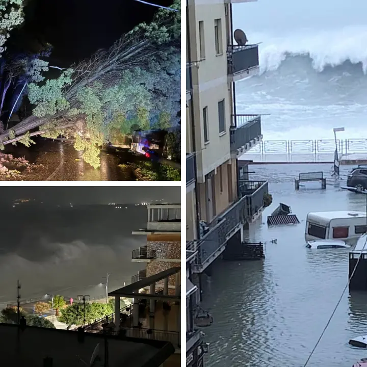 Il Ciclone Harry sferza la Calabria: Catanzaro Lido allagata, treni fermi sul Tirreno\u00A0| LIVEBLOG\n