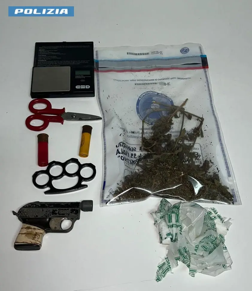 Fuscaldo, 26enne agli arresti domiciliari per detenzione di droga\n