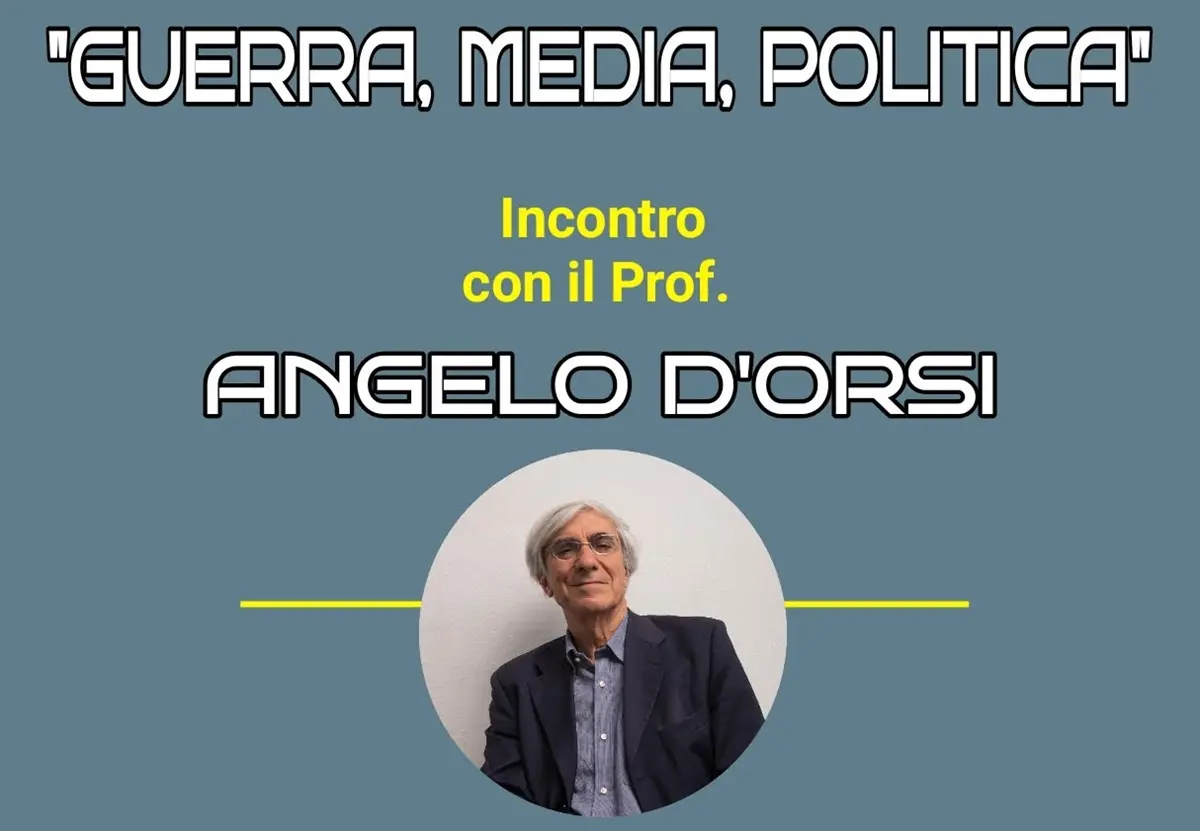 \"Guerra, media, politica\", a Reggio l’incontro con il professore Orsi\n