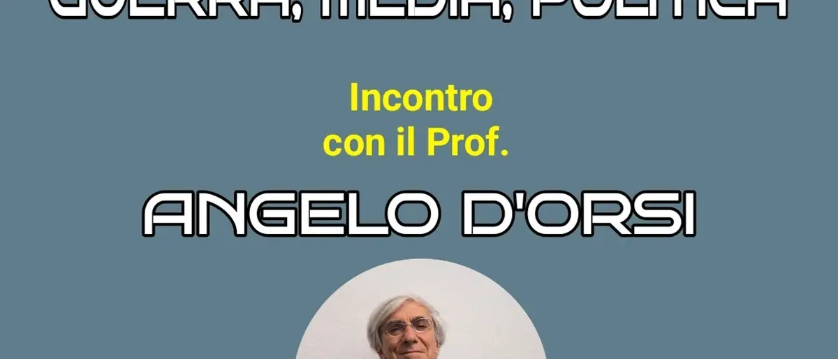 \"Guerra, media, politica\", a Reggio l’incontro con il professore Orsi\n