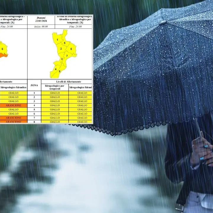 Il ciclone Harry abbandona (lentamente) la Calabria: per oggi l’allerta resta arancione, da domani sarà gialla\n