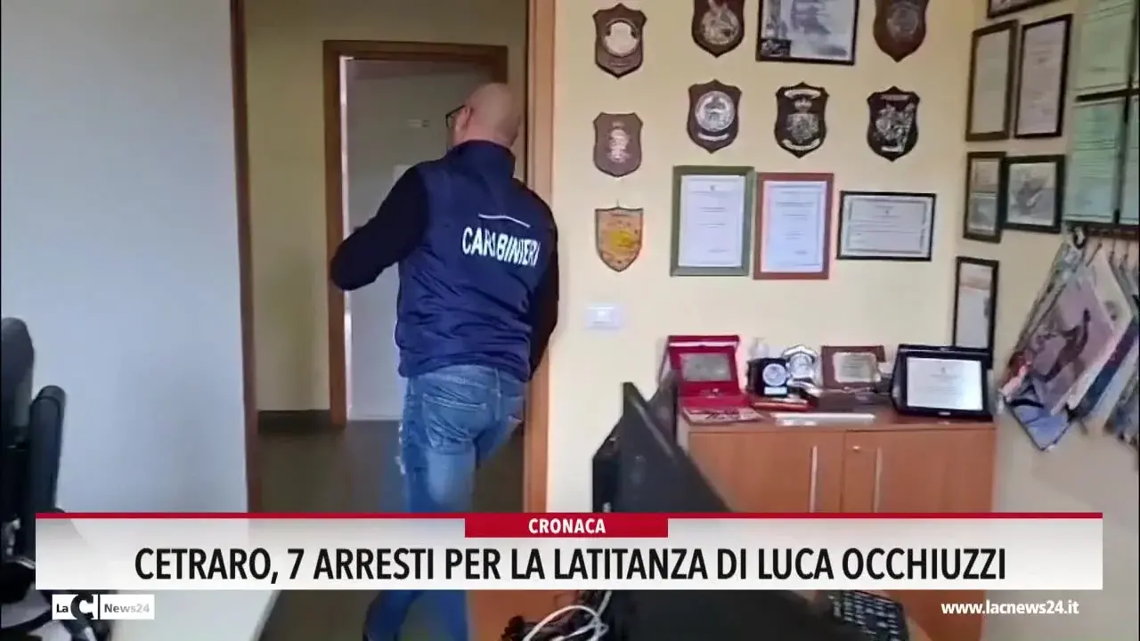 Cetraro, sette arresti per la latitanza di Luca Occhiuzzi