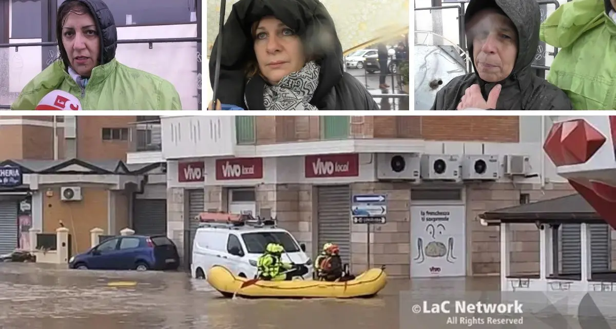 Catanzaro Lido sott’acqua, commercianti disperati:\u00A0«È tutto distrutto, siamo soli a piangere da questa notte»\n