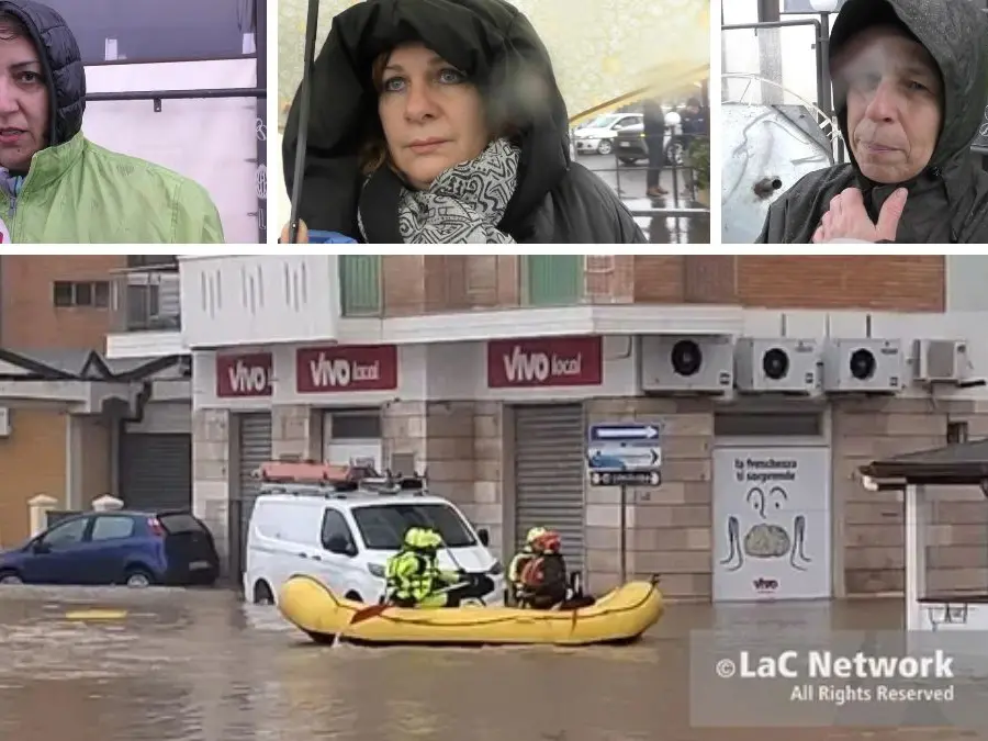 Catanzaro Lido sott’acqua, commercianti disperati: «È tutto distrutto, siamo soli a piangere da questa notte»