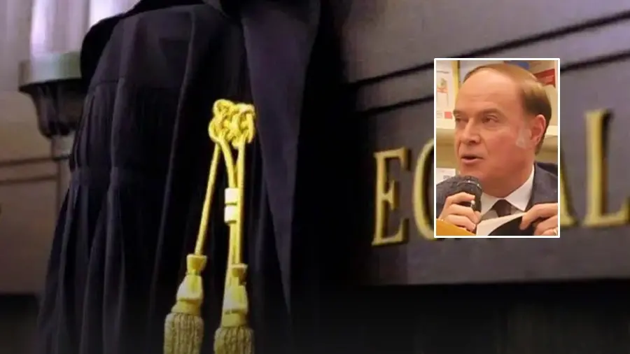 <p>Nel riquadro l'ex giudice Marco Petrini</p>\\n