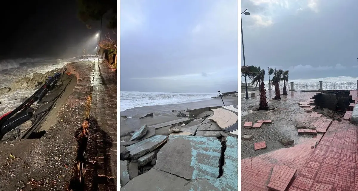 Calabria fragile (e abusiva): la furia del ciclone Harry colpisce coste senza difese e conquistate dal cemento\n