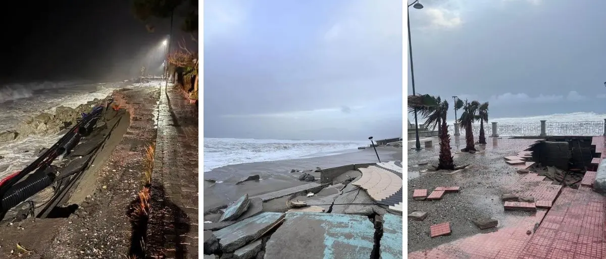 Calabria fragile (e abusiva): la furia del ciclone Harry colpisce coste senza difese e conquistate dal cemento\n