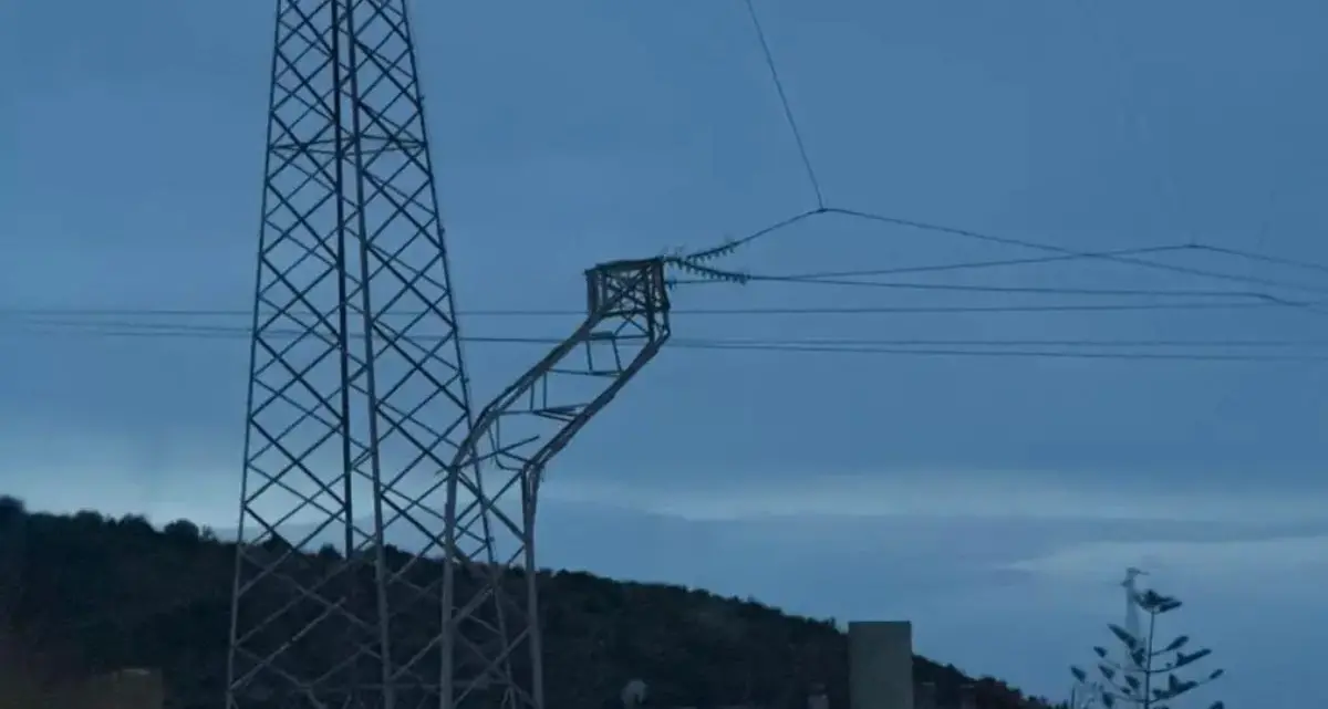 Ciclone Harry, cede un traliccio a Buonvicino\n