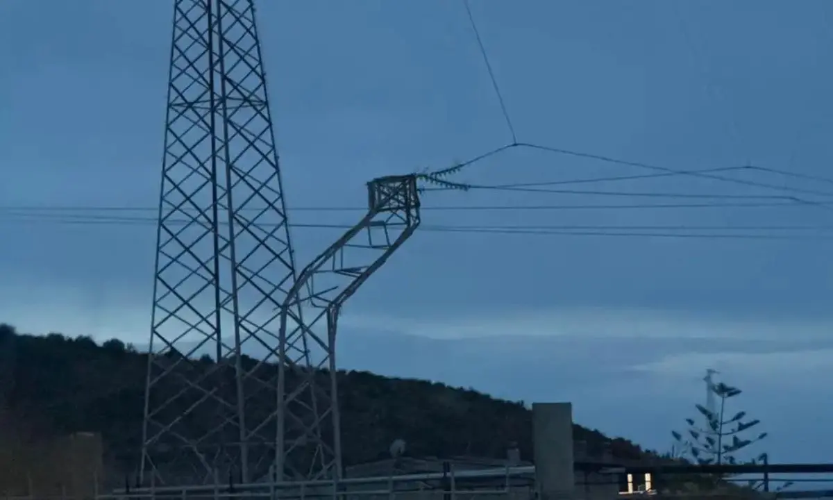 Ciclone Harry, cede un traliccio a Buonvicino\n